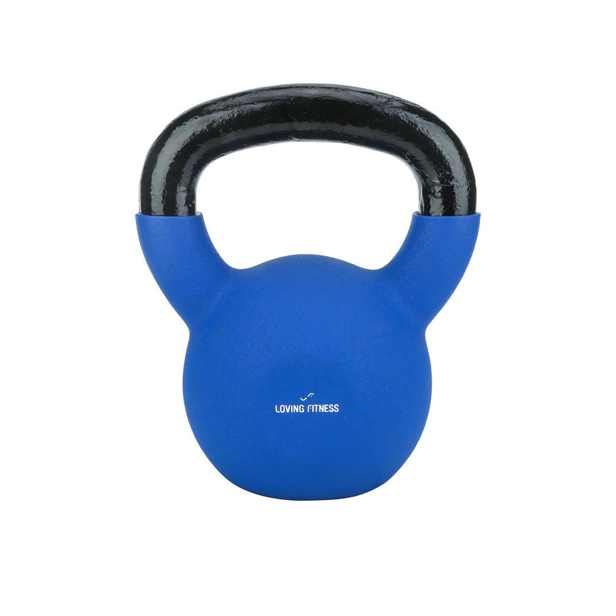 Body Power 6kg Neoprene Covered Kettlebell (Blue)